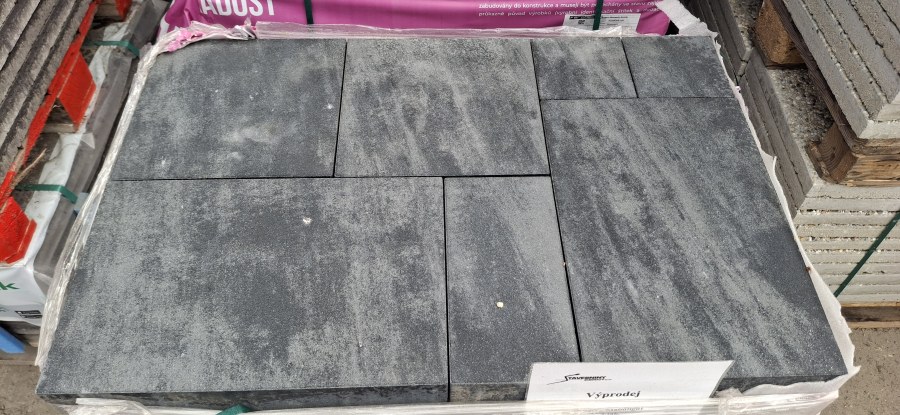 Výprodej- dlažba zámková Kombi 6 cm Modern Moonlight 2.jak. zál. pal.2868 prodej na vrstvy Výprodej- dlažba zámková Kombi 6 cm Modern Moonlight 2.jak. zál. pal.2868 prodej na vrstvy