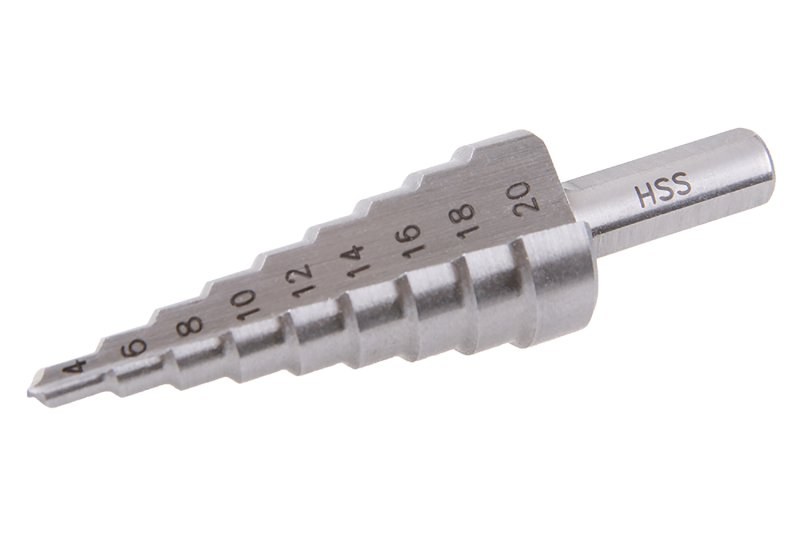 Vrták HSS stupňový 4-20mm 20487