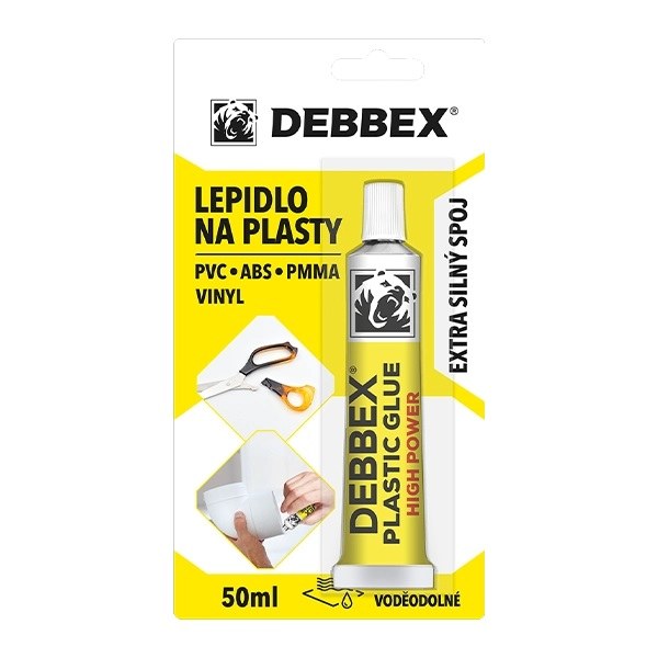 Lepidlo na plasty 50ml 60040DBX - Barvy, laky a chemie Lepidla Speciální
