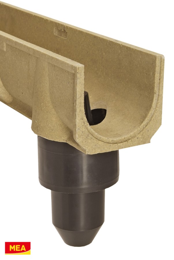 MEA- sada odtoková SELF LINE 100 (svislé odtokové hrdlo DN 110, sifon + sítko) - Hrubá stavba Kanalizace, odvodnění Odvodňovací žlaby