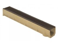 Žlab SELF LINE 100/110 s litinovým roštem 0,5m (polymerbeton)