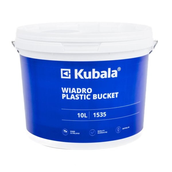 Vědro plastové s měrkou a víkem 10l