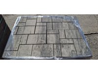 Výprodej- dlažba zámková Citytop kombi 8cm bíločerná 2.jakost (vrstva1,08 m2)