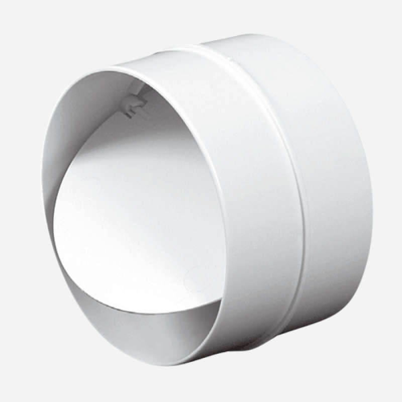 Spojka kulatého kanálu 125mm s klapkou DEN BRAVEN Spojka kulatého kanálu 125mm s klapkou DEN BRAVEN - Odvětrávání Vzduchotechnika Spojky Kulaté