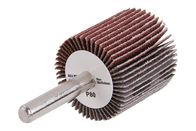 Kotouč lamelový brusný 30x30x6mm P80 stopka 21857 - Nářadí Kotouče, brusivo Lamelové kotouče