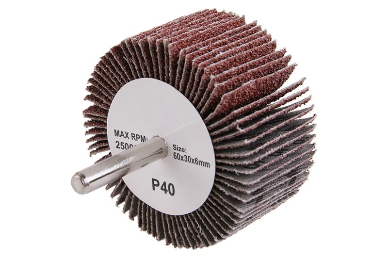 Kotouč lamelový brusný 60x30x6mm P40 stopka 21860 - Nářadí Kotouče, brusivo Lamelové kotouče