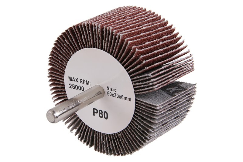 Kotouč lamelový brusný 60x30x6mm P80 stopka 21862 - Nářadí Kotouče, brusivo Lamelové kotouče