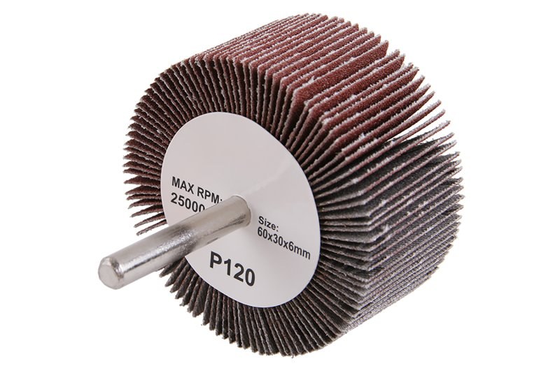 Kotouč lamelový brusný 60x30x6mm P120 stopka 21864 - Nářadí Kotouče, brusivo Lamelové kotouče