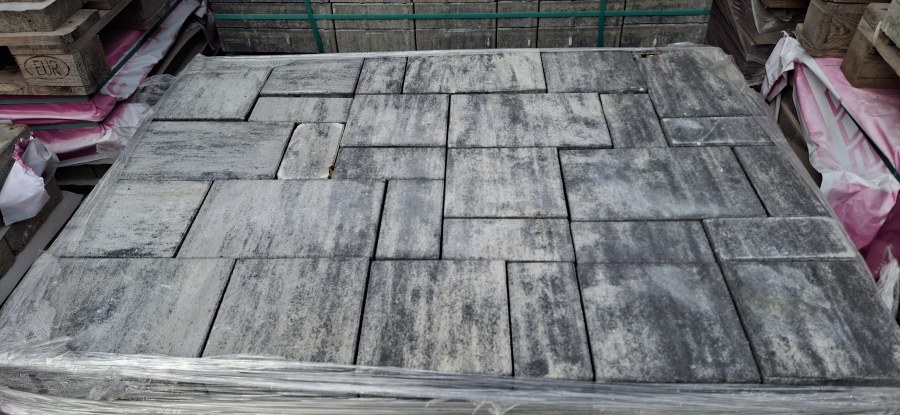 Výprodej- dlažba zámková KOMBI Parko 6 cm Prato (2.jak) - Výprodejové zboží Betonové dlažby