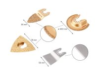 Sada nástrojů pro oscilační brusku FESTA (4ks) 24321