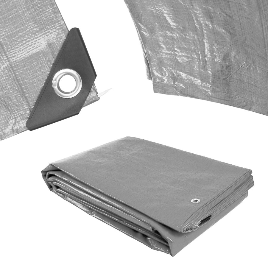 Plachta nepromokavá s oky 3x3m 200g/m2 - Zahrada Zahradní plachty