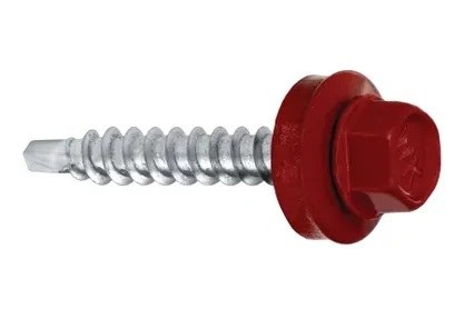 Šroub střešní s podl. EPDM 4,8x19 hnědočervená