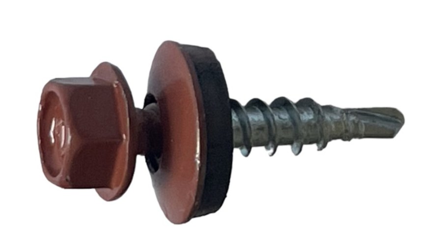 Šroub střešní s podl. EPDM 4,8x35 čokoládová Šroub střešní s podl. EPDM 4,8x35 čokoládová - Střechy Krytiny Příslušenství