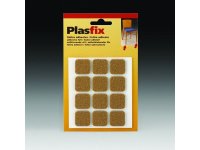 Kluzák filcový hranatý hnědý 22x22mm (12ks) GC40754