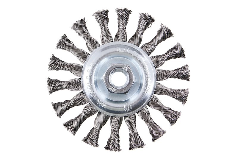 Kartáč rotační radiální 115mm M14 copy 22013 - Nářadí Kotouče, brusivo Brusné kartáče Radiální