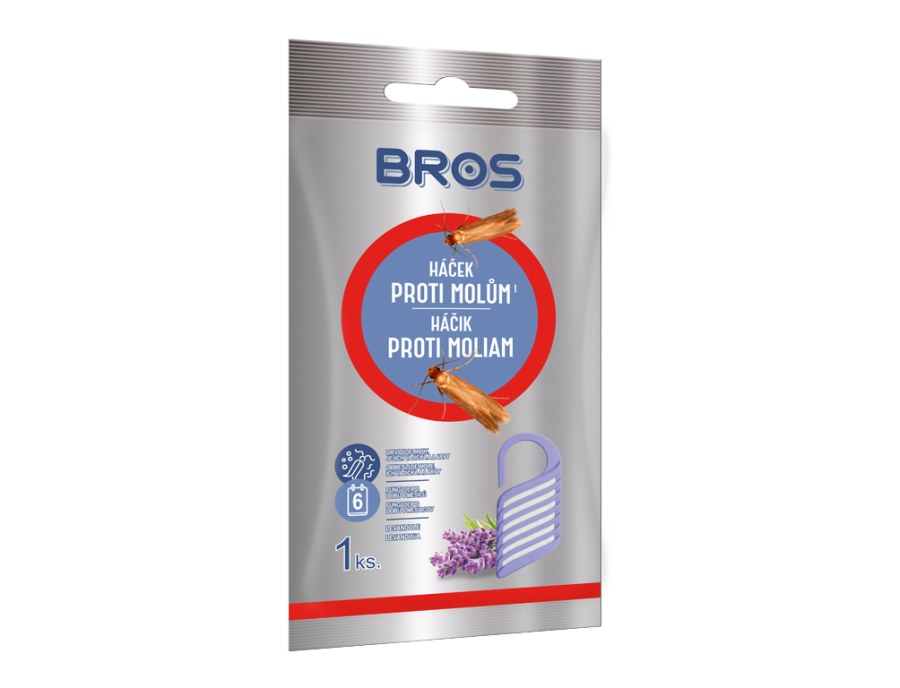 Háček proti molům s vůní levandule BROS 5554 Háček proti molům s vůní levandule BROS 5554