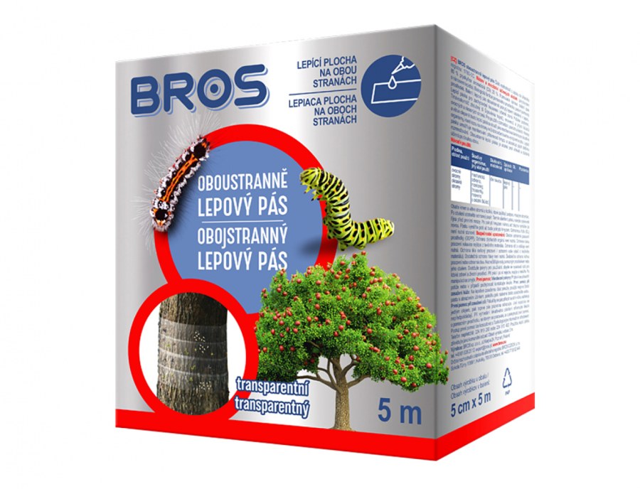 Lapač hmyzu oboustraný BROS 5m 9841 Lapač hmyzu oboustraný BROS 5m 9841 - Zahrada Jedy, pasti, odpuzovače