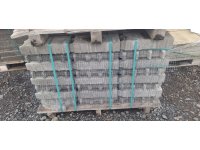 Výprodej - dlažba vegetační kámen 40x20xx8cm 2.jakost bíločerná (zal.na pal. 2868) (96ks)