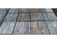 Výprodej - dlažba zahradní 30x30x5 cm bíločernokaramelová 2.jak. pal.18681 (144ks/pal.)