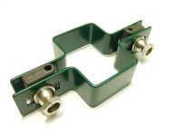 Příchytka panelu na sloup GAL průběžná PVC RAL 6005 zelená