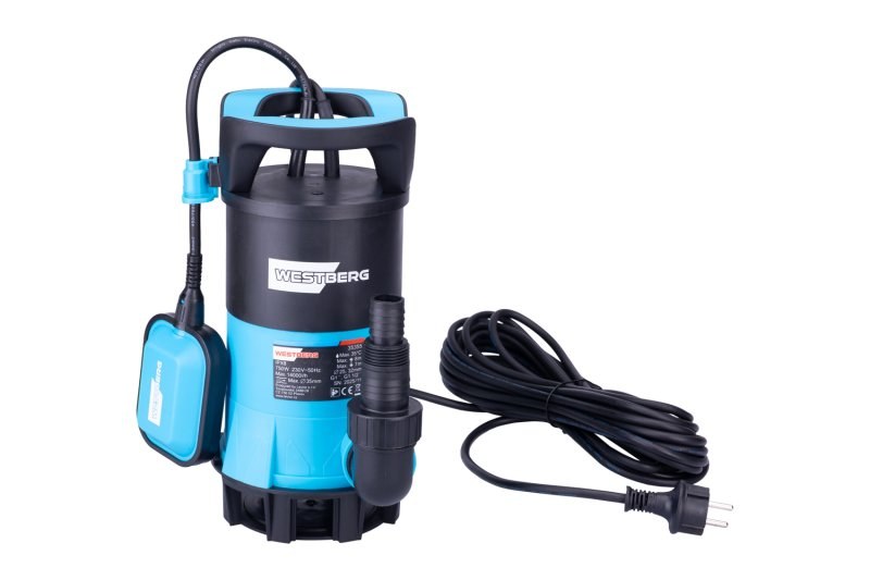 Čerpadlo kalové 750W/230V IPX8 14000l/h WESTBERG 35355 - Nezařazeno