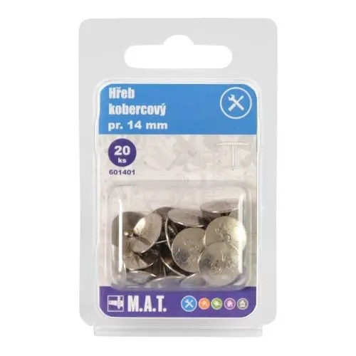 Připínáček pr.14mm (20ks) 601401 Připínáček pr.14mm (20ks) 601401 - Doplňky pro domácnost Napínáčky, háčky