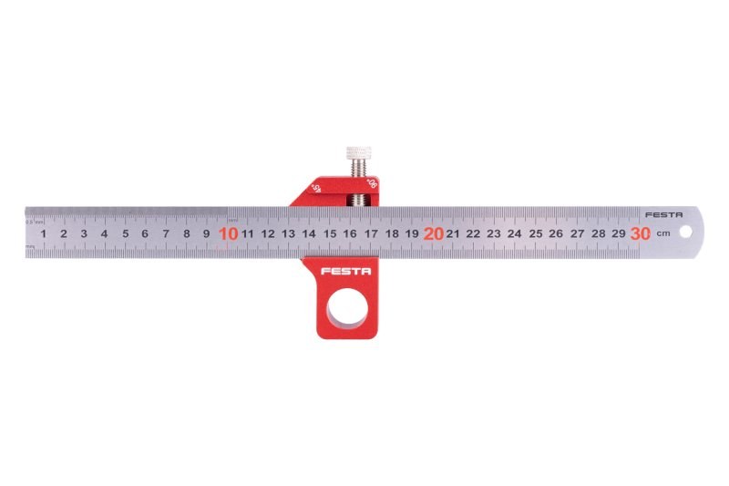 Měřítko nerez 300mm magnetický posuvný doraz uhly 90°/45° 14413 FESTA - Nářadí Měřidla Úhelníky, měřítka