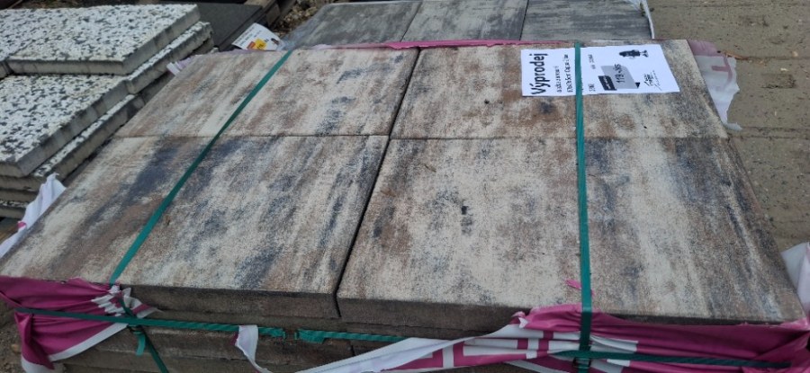 Výprodej - dlažba zahradní 60x40x5cm Capua 2 jak. (44) záloha na paletu 2868 (v) Výprodej - dlažba zahradní 60x40x5cm Capua 2 jak. (44) záloha na paletu 2868 (v) - Výprodejové zboží Betonové dlažby