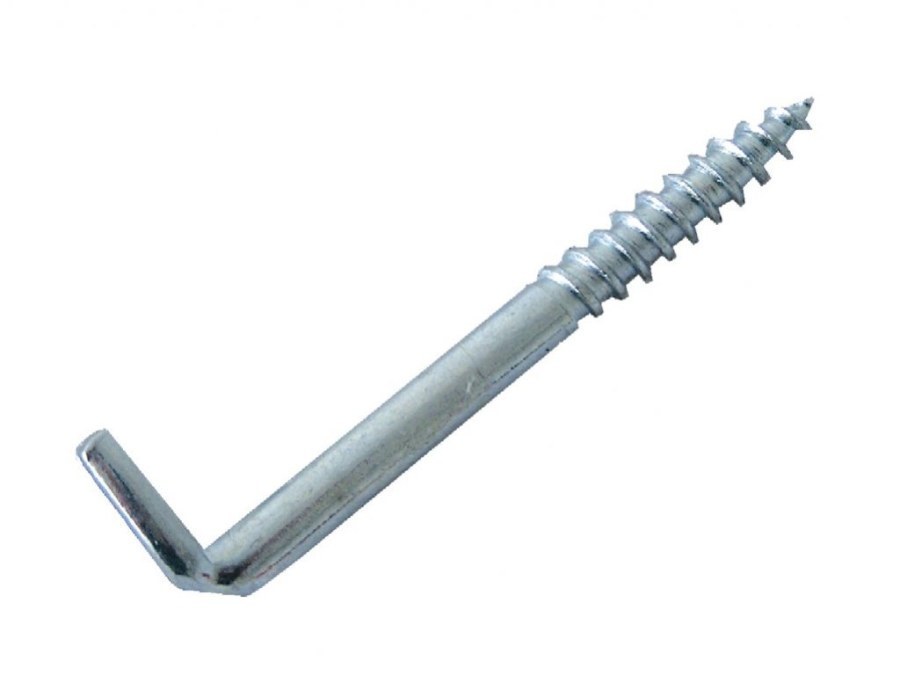 Skoba se závitem a drážkou 4,4x50mm zn - Spojovací materiály Vruty a šrouby Skoby, háčky