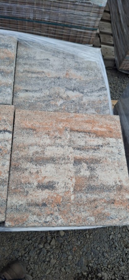 Výprodej - dlažba zahradní 50x50x5cm GENEVA acero 2.jak. pal.2868 - Výprodejové zboží Betonové dlažby