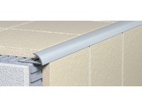 Havos- lišta obkladová zakončovací AL 8mm - oblouček (odlehčený) (2,5m)