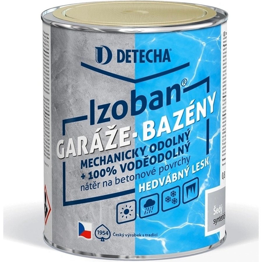 Barva na beton IZOBAN 2kg bílý - Barvy, laky a chemie Barvy, laky, spreje Nátěry na beton