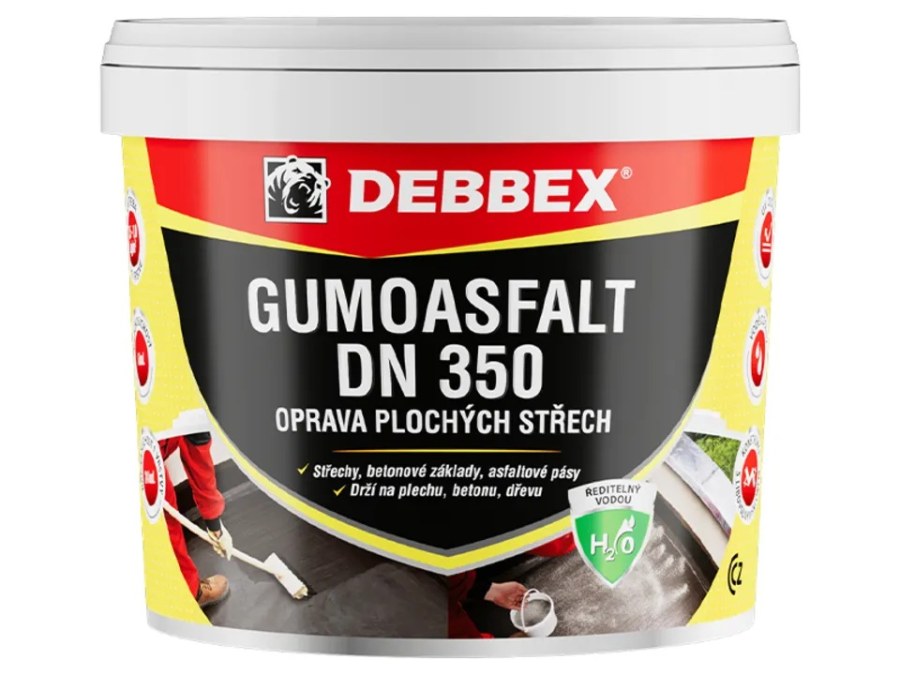DB- gumoasfalt DN 350 na vodní bázi černý 5kg 110081BIP - Nezařazeno