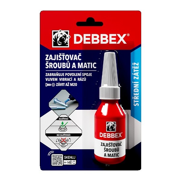 DB- zajišťovač šroubů a matic 10ml 50705RL - Nezařazeno