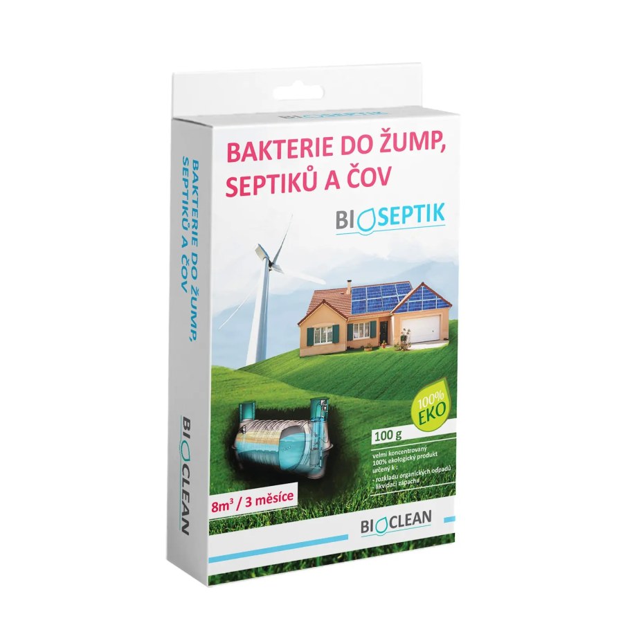 Bakterie do žump,septiků ČOV 100g Bioseptik 890000 - Doplňky pro domácnost Drogérie Koupelna, WC