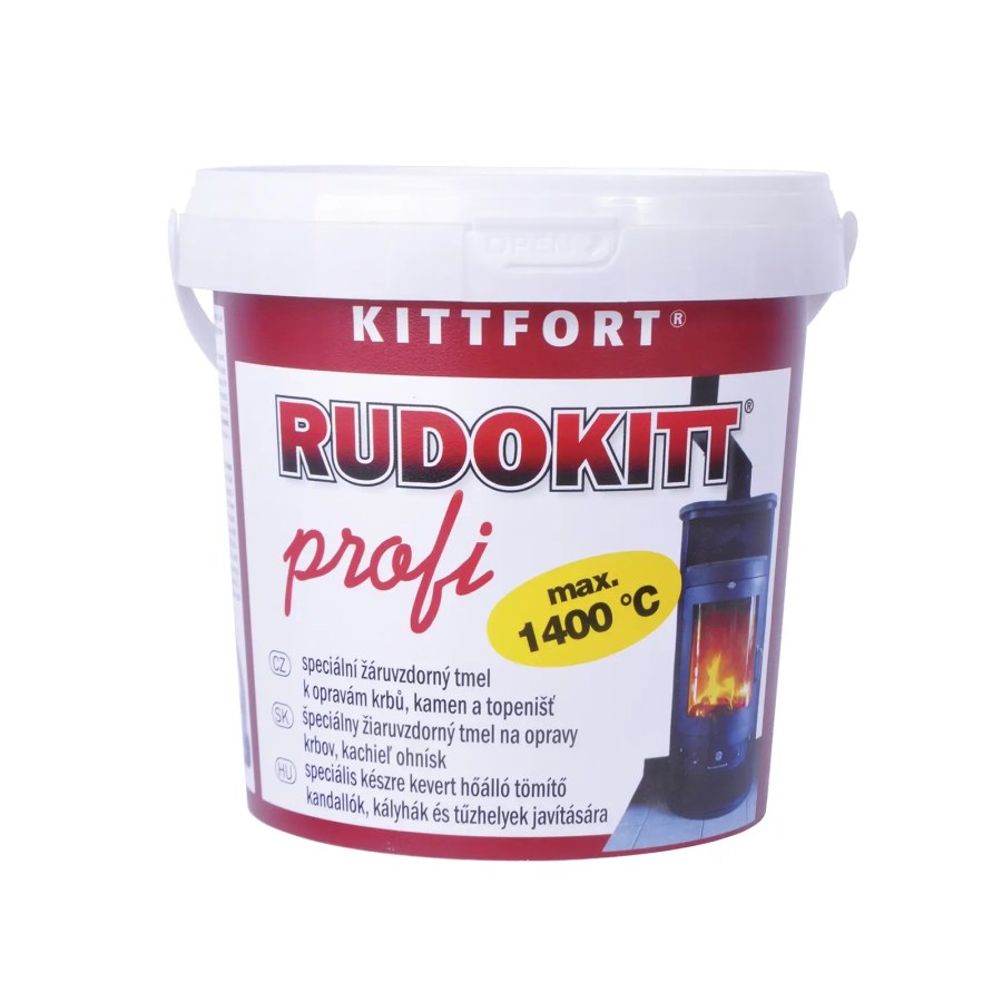 Tmel RUDOKIT žáruvzdorný 1,8kg 830993 Tmel RUDOKIT žáruvzdorný 1,8kg 830993 - Topení Čističe, tmely