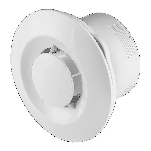 Ventilátor stropní odtahový s doběhem 100mm VE1175 - Odvětrávání Vzduchotechnika Ventilátory