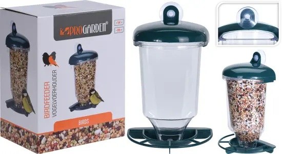 Krmítko pro ptáky 22x14x10,5cm s přísavkou 386640 - Zahrada Doplňky pro zvířata