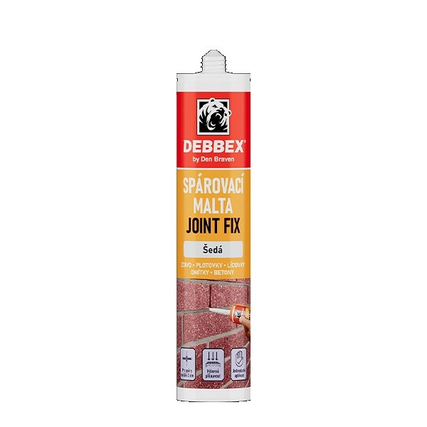 Malta spárovací Joint Fix 310ml šedá Malta spárovací Joint Fix 310ml šedá - Barvy, laky a chemie Akryly, tmely a silikony Speciální tmely