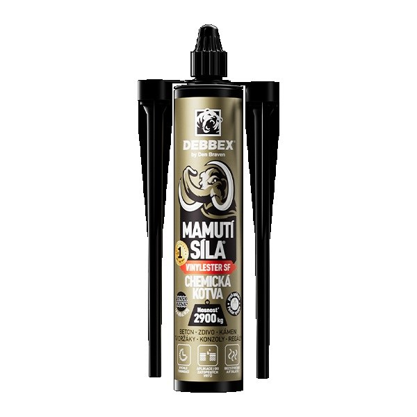 DB- kotva chemická VINYLESTER SF MAMUTÍ SÍLA 280ml 74016DBX DEN BRAVEN - Barvy, laky a chemie Chemické kotvy Chem.kotvy
