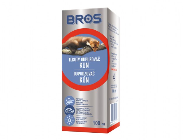 Odpuzovač kun BROS 100ml 9266 - Zahrada Jedy, pasti, odpuzovače