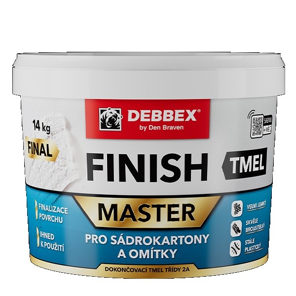 Tmel finish na sádrokartony 14kg DEN BRAVEN Tmel finish na sádrokartony 14kg DEN BRAVEN