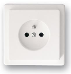 Zásuvka 5517-2389 bílá - Elektroinstalace Vypínače a zásuvky série CLASSIC