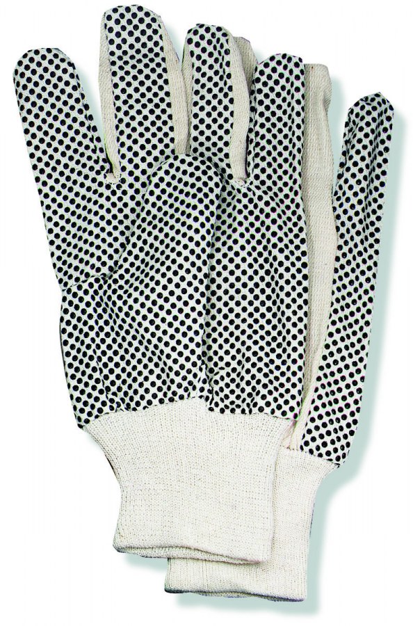 Rukavice bavlněné s nopy - Ochranné pomůcky, rukavice, oděvy Rukavice Pracovní