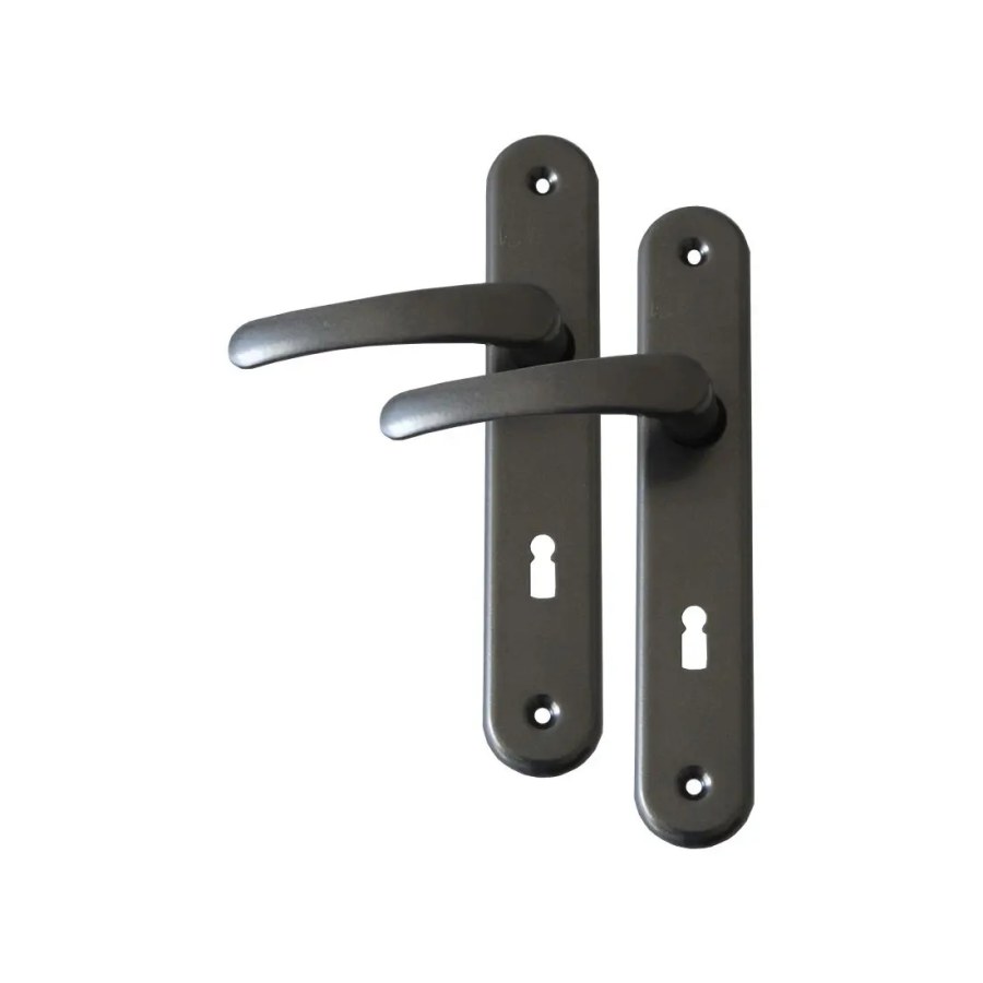 Kování štítové klika+klika Michaela 72 DOZ grafit