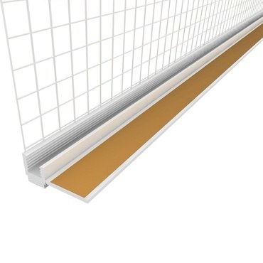 Profil okenní 6mm s tkaninou APU 2,4m - Zateplení, izolace Stavební profily Okenní profily
