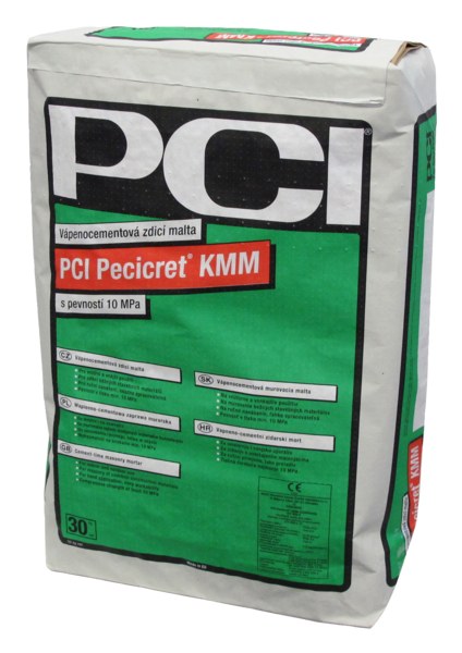 Malta zdící vápenocementová PECICRET KMM (KMM) 30kg PCI