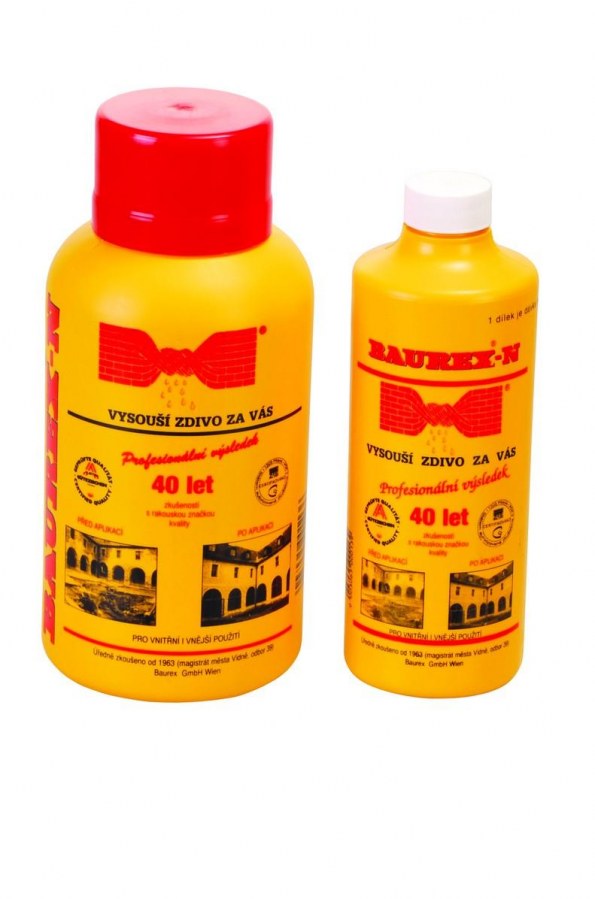 Baurex- přísada sanační N 1l - Barvy, laky a chemie Plastifikátory, přísady, injektáže Přísady