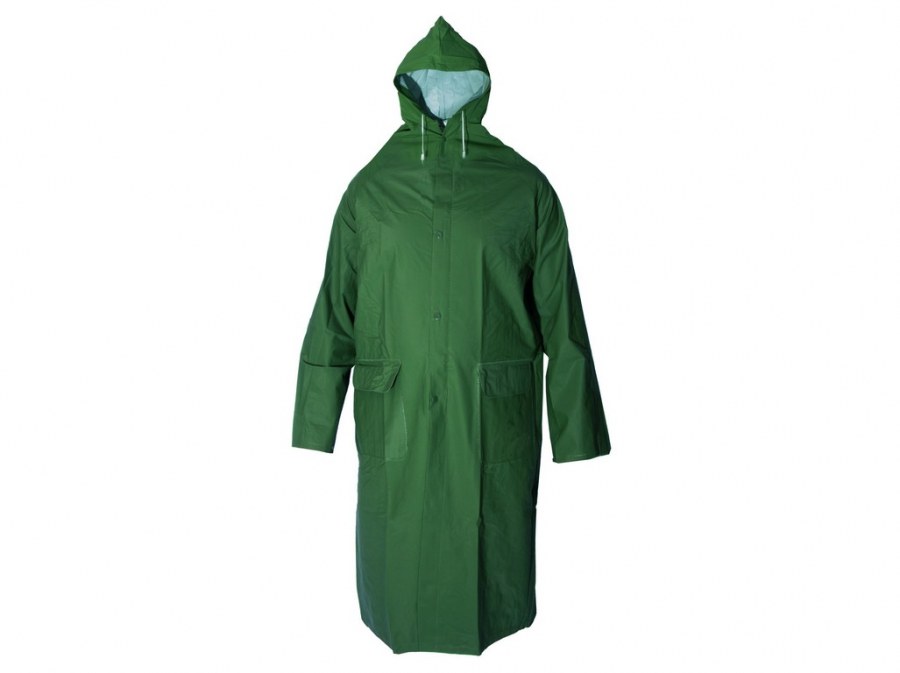 Plášť DEREK vel.L pogumovaný zelený - Ochranné pomůcky, rukavice, oděvy Oděvy Pláštěnky, kombinézy