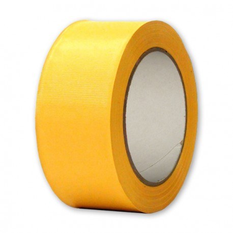 Páska PVC 50mmx33m žlutá rýhovaná UV